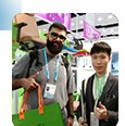 ErgoSeat team at Canton Fair, Guangzhou