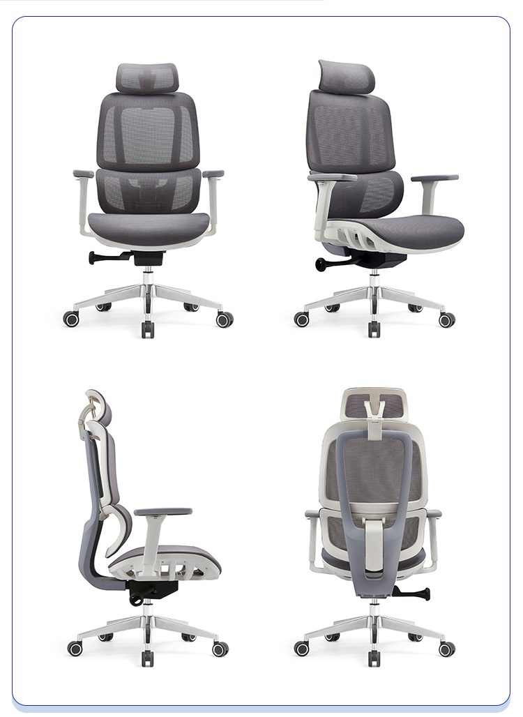 E100-H(full mesh,white frame) detail — 2