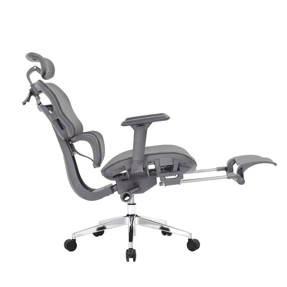 ErgoSeat E111(full mesh,gray,footrest)