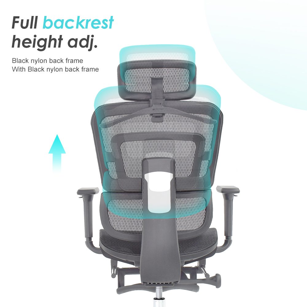 E111(full mesh,gray,footrest) detail — 7