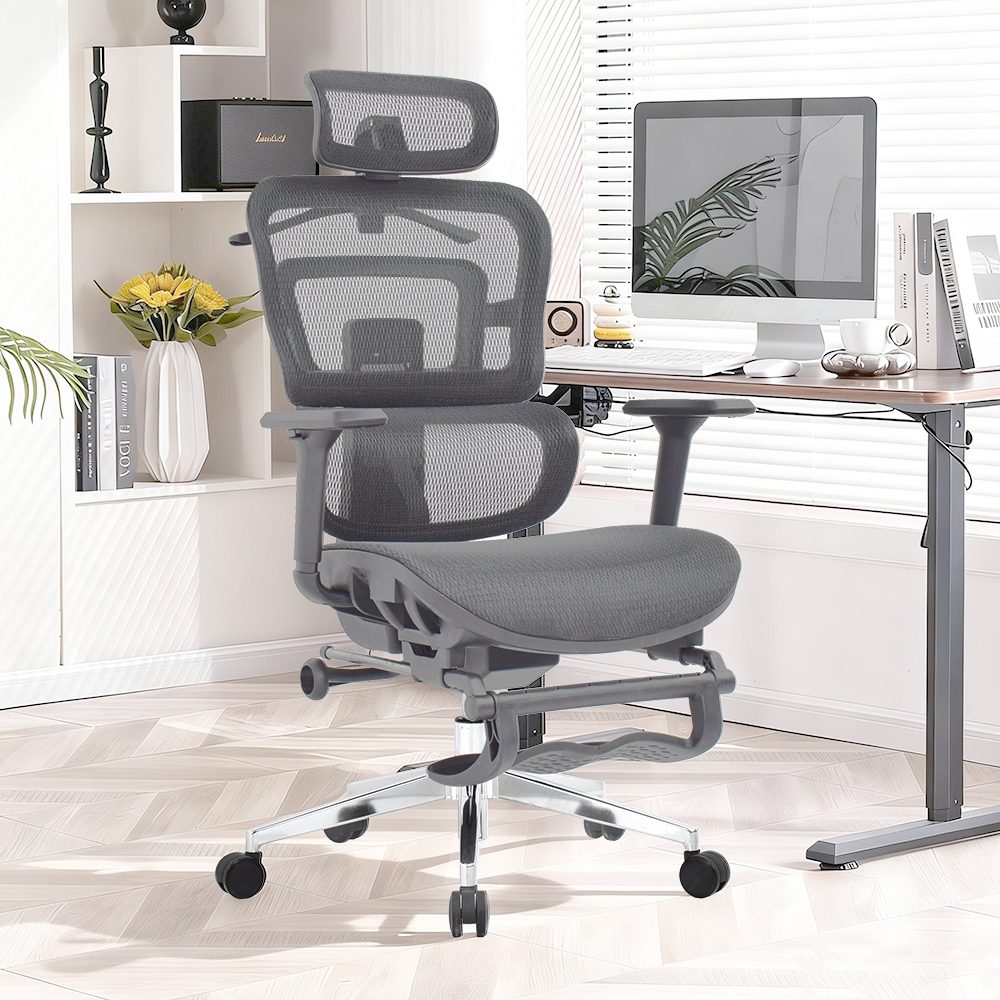 E111(full mesh,gray,footrest) detail — 8