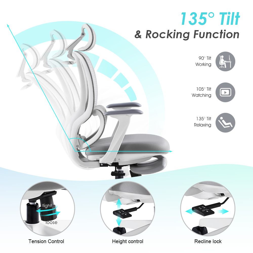 E6670-H (White,footrest,fix arm) detail — 1