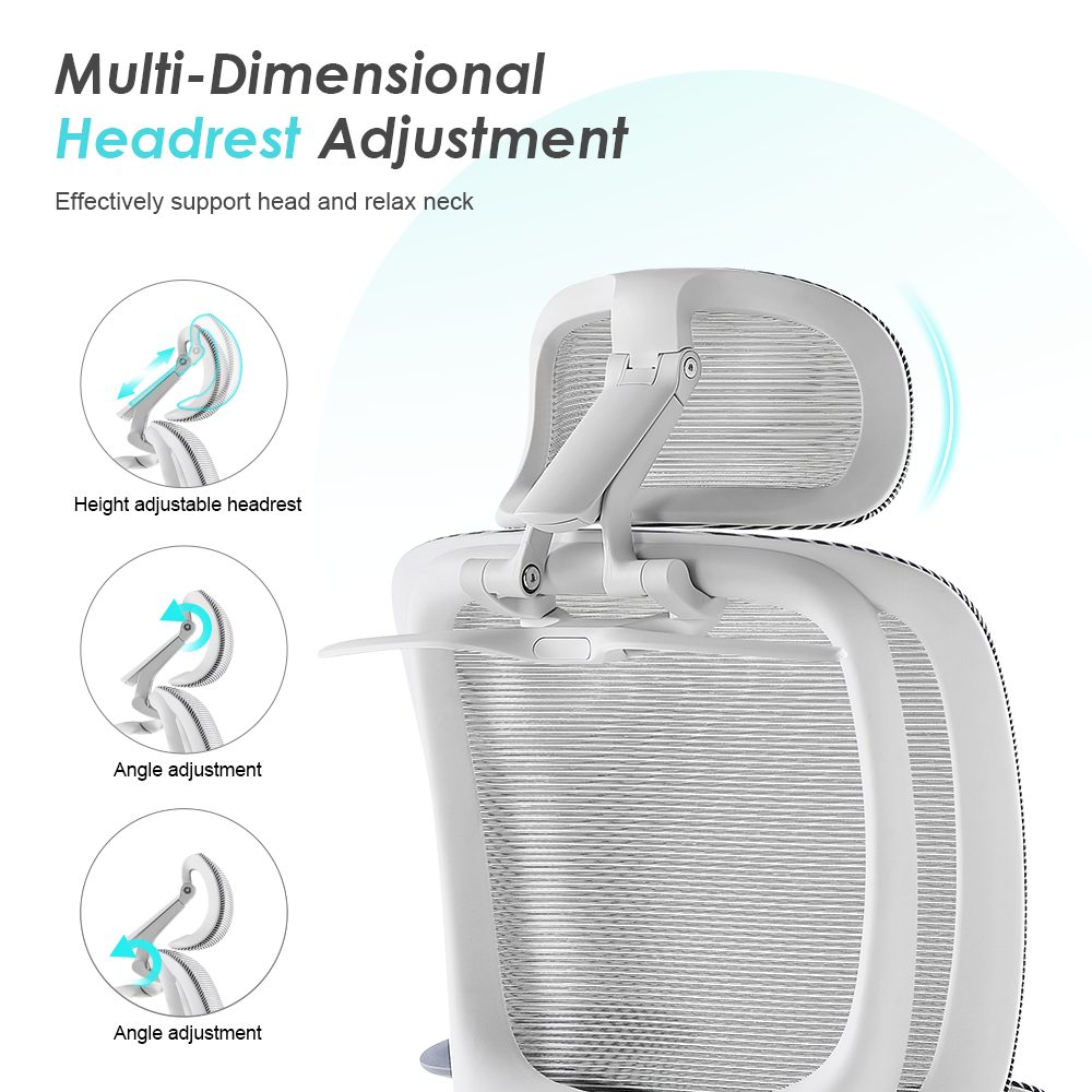 E6670-H (White,footrest,fix arm) detail — 3