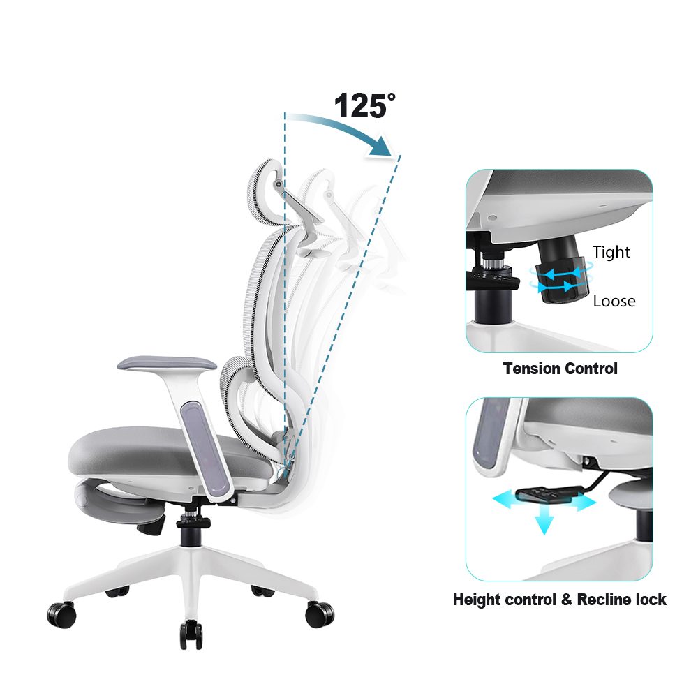E6670-H(White,footrest,升降扶手) detail detail shot
