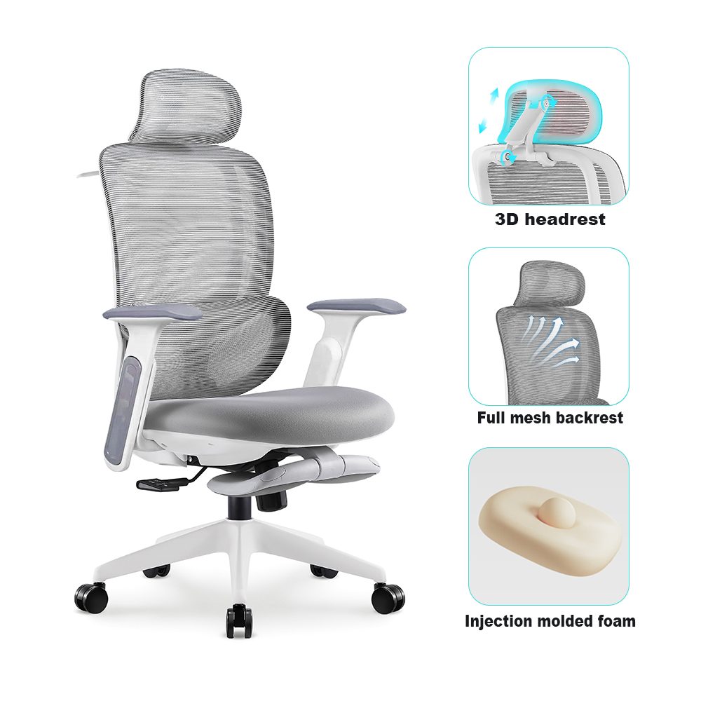 E6670-H(White,footrest,升降扶手) detail — 1