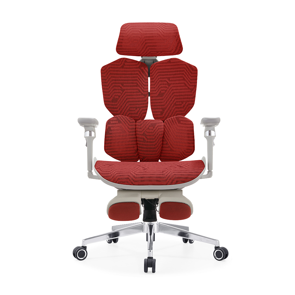 E380-H red full mesh view 3