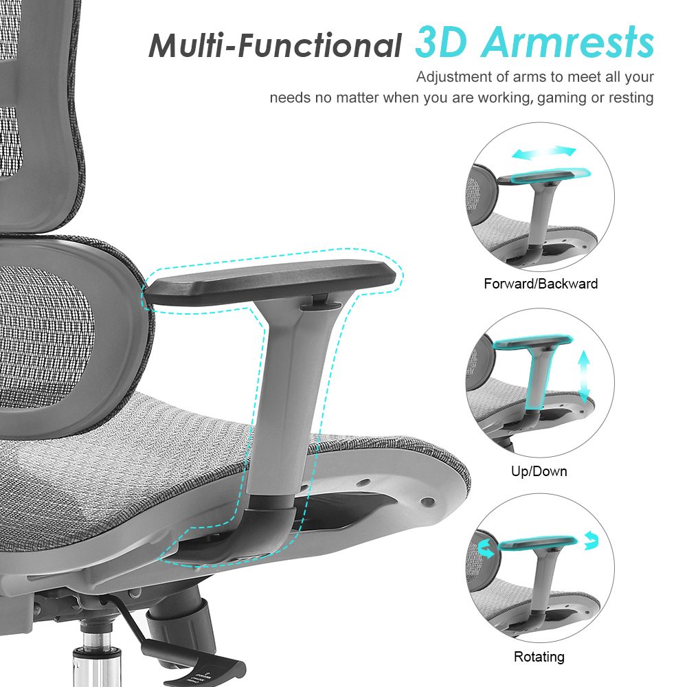 E111-H (full mesh,grey frame) detail — 7