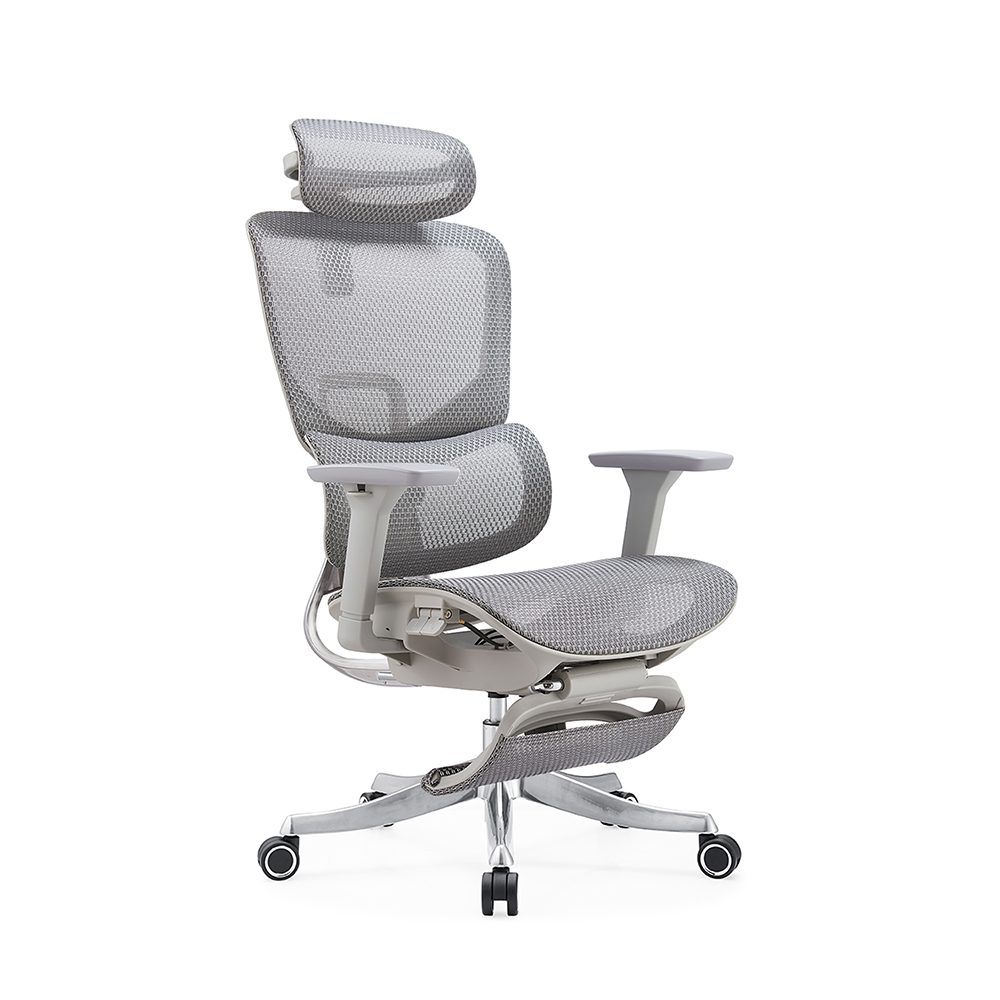 ErgoSeat E370-H (full mesh,footrest,grey frame)