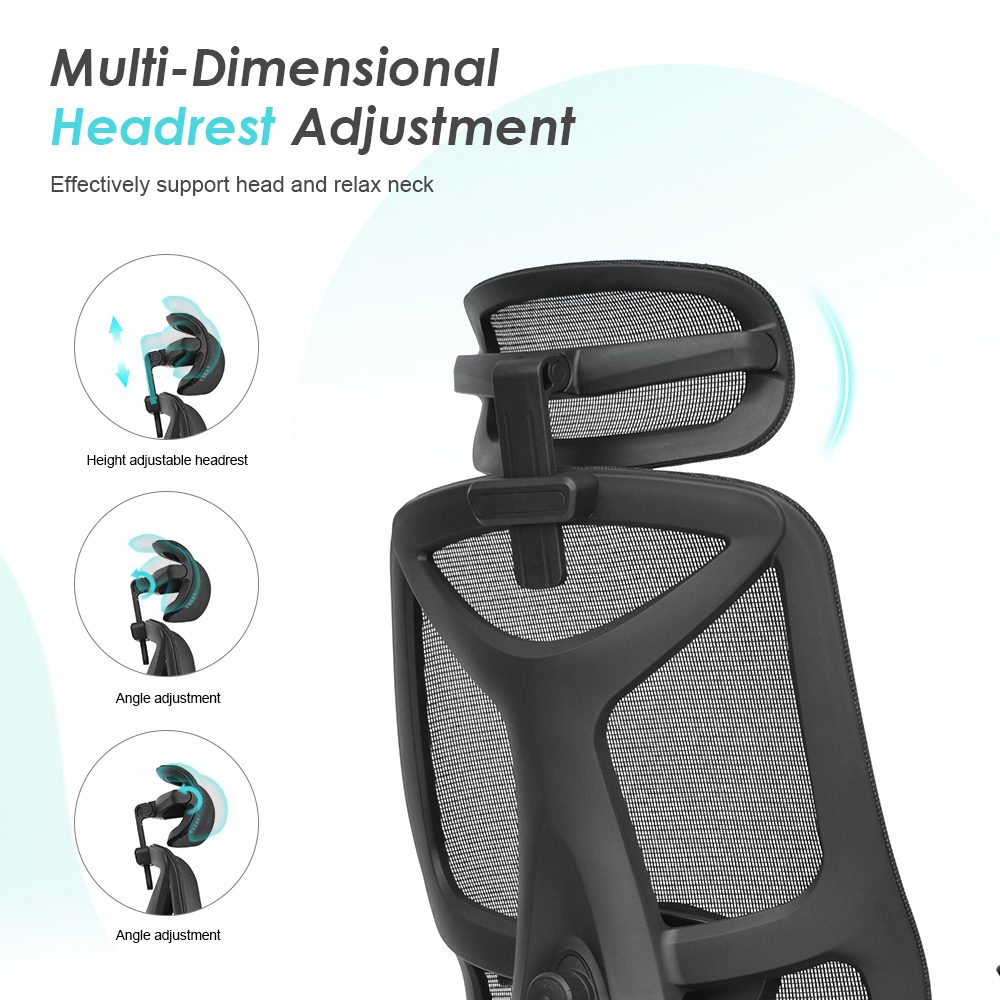 E516-H(2D lumbar support) detail — 3