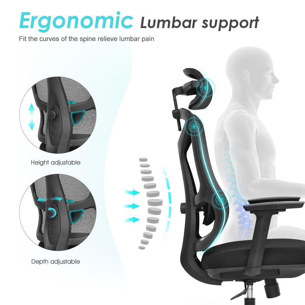 E516-H(2D lumbar support) detail — 8