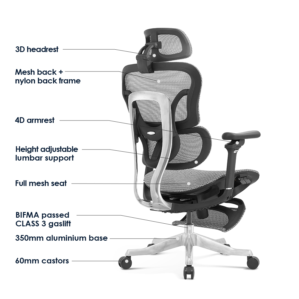 E130 H FULL MESH FOOTREST — function detail 4