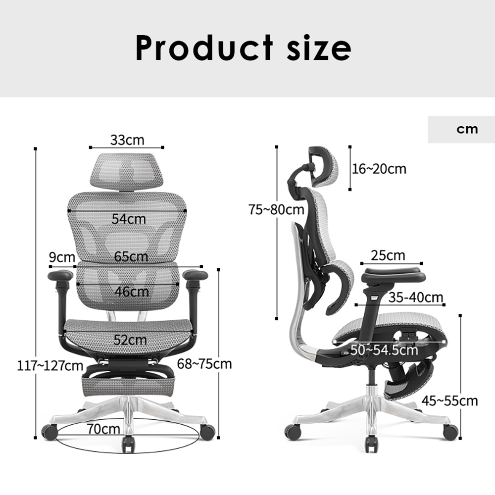 E130 H FULL MESH FOOTREST — function detail 6